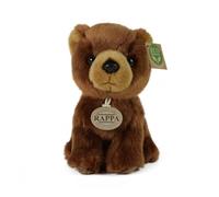 Rappa peluche orso bruno 18 cm giocattolo ecologico