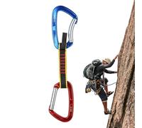 Rappelling per arrampicata su roccia, accessori per moschettone, per arrampicata, ramping, campeggio, escursionismo, viaggi, sport all'aria aperta, avventura, sport ad alta quota