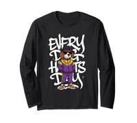 Rapper Beagle stile hip-hop Graffiti Every Dog Maglia a Manica