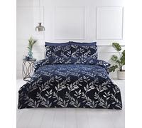 Rapport Home Como, set copripiumino super king blu navy