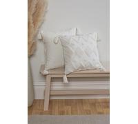 Rapport Home Federa per cuscino trapuntata geometrica, color crema ginepro