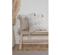 Rapport Home Federa per cuscino trapuntata geometrica, colore grigio ginepro