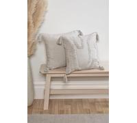 Rapport Home Federa per cuscino trapuntata, stile cabana, colore grigio