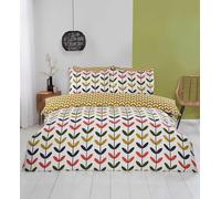 Rapport Home Jules - Set copripiumino in microfibra, motivo floreale, per letto king size, multicolore