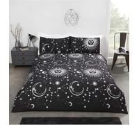Rapport Home Set copripiumino celestiale, in policotone, nero, 3 pezzi, king size