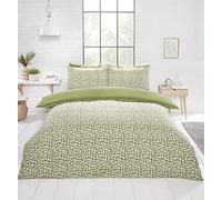 Rapport Home Set copripiumino in microfibra con ciottoli, colore verde, con federe incluse