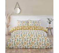 Rapport Home Set copripiumino reversibile in microfibra con motivo floreale vittoriano, per letto king size, colore verde
