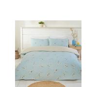 Rapport Home Set copripiumino reversibile per letto king size con margherite e fiori blu