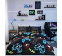 Rapport home Set copripiumino singolo in microfibra per gamer, multicolore