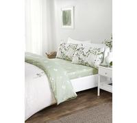 Rapport Home Shadow - Set di biancheria da letto in microfibra, matrimoniale, reversibile, lenzuolo con angoli e federe abbinate