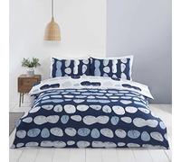 Rapport Home Truro Mircrofibre Copripiumino Singolo Reversibile Blu