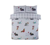 Rapport Home Winter Tails Set copripiumino natalizio, cotone, multicolore, king size