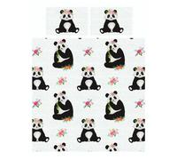 Rapport Panda Set Copripiumino - 52% Poliestere, 48% Cotone (AG1390)