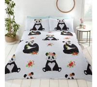 Panda Singolo Copripiumino e Federa Set Camera da Letto Ragazzi Policotone