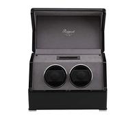 Rapport Perpetua III Duo - Avvolgitore per orologio touch screen in ebano finitura lucida con interno in morbido velluto