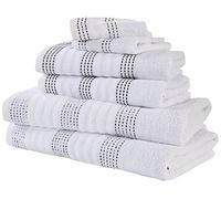 Rapport Spa - Set di Asciugamani, 100% Cotone - Bianco