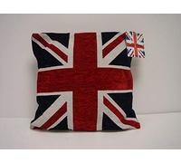 Rapport Splendido Cuscino in ciniglia Spessa e Pesante, 45,7 cm, Colore: Rosso, Bianco e Blu, Multicolore, 45 x 45 cm