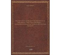 Rapport sur les instruments de précision et de l'art médical / par le Docteur Onimus,... ; Expositio