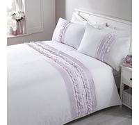 Rapport Tilly - Set Copripiumino Biancheria da Letto Matrimoniale, Sacco Piumone Letto Matrimoniale, colore: Erica