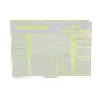 Rapporteur d'alignement de platine de stylet de cartouche phono | Outil de calibration pour tourne-disque, mesure et réglage du bras de lecture, alignement précis du diamant, améliore la qualité sonor