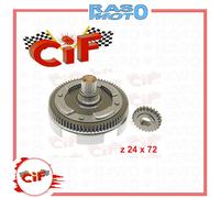 Rapporti Z 24x72 Denti Diritti con Parastrappi Piaggio Vespa 50 FL2 Ultimo Tipo