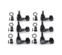 Rapporto di trasmissione 1:15 90 gradi chitarra dritta tuning macchine per chitarra elettrica e acustica, pioli in acciaio cromato con design compatto 2,55 x 2,1 x 4,1 cm, 1 set