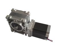 Rapporto Di Trasmissione A Vite Senza Fine 10:1 Con Albero Uscita Singolo + Motore Passo-passo Da 1,8 Nm 76 Mm 3 A