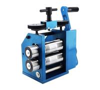 Rapporto di trasmissione della macchina del laminatoio for gioielli 1:2.5 Laminatoio a rulli for fili 0.1-7mm Spessore della pressa Combinazione manuale Laminatoio Per principianti e fai da te(Rolling