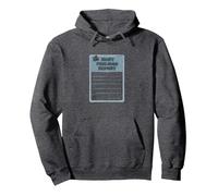 Rapporto sui Sentimenti feriti: Modulo di Supporto emotivo umoristico Felpa con Cappuccio, Unisex per Adulti, Grigio Scuro, M