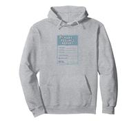Rapporto sui Sentimenti feriti: Modulo di Supporto emotivo umoristico Felpa con Cappuccio, Unisex per Adulti, Grigio Melange, L