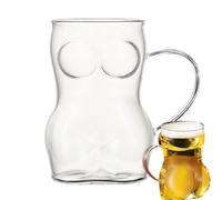 Rappresentanti bicchieri di birra del corpo - bevande per feste a tema, tazze sicure congelatore | Regali per le donne Fun Fun Collection di cristalleria, Lavastoviglie Tema segu
