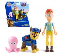 Rappresentanti di Paw Patrol Personaggi Chase e Capitano Turbot