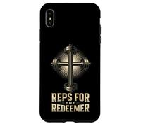 Rappresentanti per il Redentore Christian Fitness Gym Motivazione Custodia per iPhone XS Max