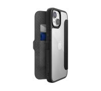 RAPTIC Folio COVER MAGSAFE per Apple iPhone 14 Plus, Nero, Trasparente