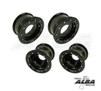 Raptor 350 250 125 Ruote Anteriori Posteriori Beadlock 10x5 8x8 Alba BB 41