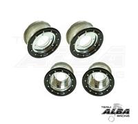 Raptor 700 660 Ruote Anteriori Posteriori Beadlock 10x5 10x8 Alba PB 32