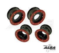 Raptor 700 660 Ruote Anteriori Posteriori Beadlock 10x5 9x8 Alba Racing BR32