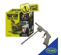 Raptor Bed Liner Tough Coating 3,8 L Kit Nero Pistola applicatrice gratuita...