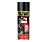 RAPTOR Caliper Enamel | Vernice per pinza freno | Bomboletta spray 1K | Resistente al calore fino a 500 °C | Protezione da calore, polvere dei freni, fluidi auto e corrosione (nero satinato, 360 ml)