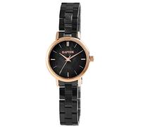 Raptor Dalida RA10222 - Orologio da donna in acciaio inox con fibbia deployante, analog, Nero , Bracciale