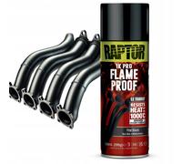 Raptor Flame Proof Spray Nero Opaco 1000°C Resistente Calore 338ml Vernice Scari