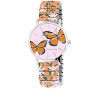 Raptor Frida Kahlo - Orologio da polso da donna con cordino, Colore: arancione.