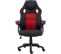 Raptor-Gaming GS-40 - Sedia da gioco, colore: Nero/Rosso
