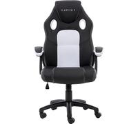 Raptor-Gaming Sedia da gioco RS-GS-40 Nero/Bianco