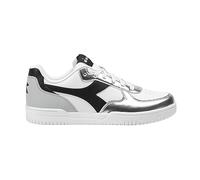 Diadora Raptor Low ODISSEA Wn, Scarpe da Ginnastica Donna, White/Silver, 39 EU