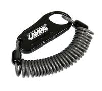 Raptor, lucchetto antifurto con cavo a spirale 150 cm Multiuso: per caschi,