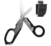 Raptor Response - Forbici di emergenza multitool con 6 funzioni, pinza pieghevole in acciaio inox, per uso professionale in soccorso o attività quotidiane
