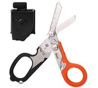 Raptor Response, forbici di emergenza, pinza pieghevole in acciaio inox con 6 funzioni, forbici da salvataggio multitool per traumi o attività quotidiane