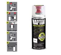 RAPTOR rivestimento protettivo, bomboletta spray 400 ml, bianco