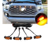 Raptor Style Amber LED Grill Grille Lights per 2016-2021 Toyota Tacoma TRD Pro